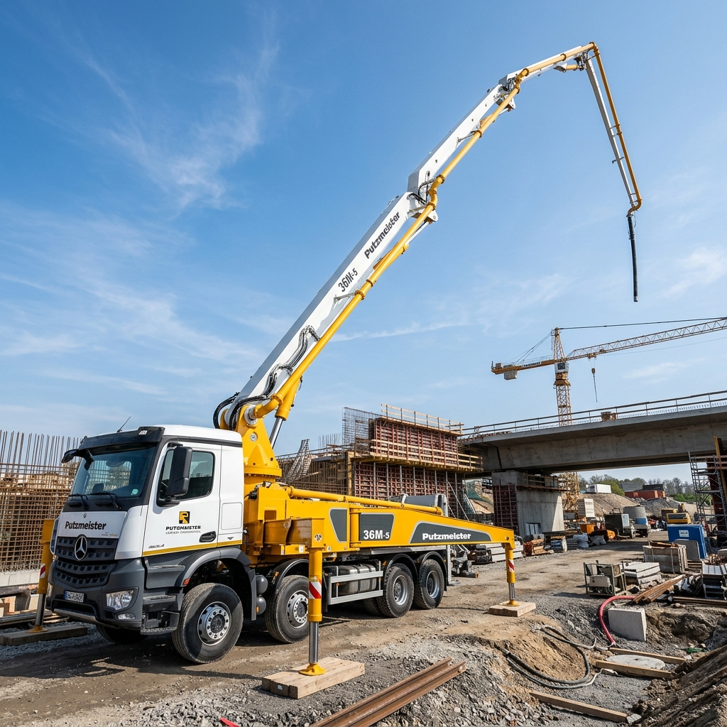 36 Meter Boom Pump Rental Services